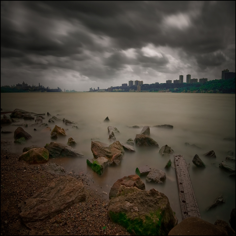 Hudson River after the storm